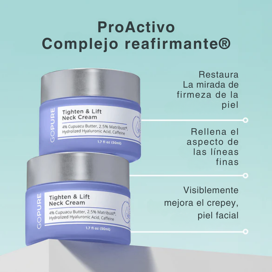 Crema reafirmante para el cuello